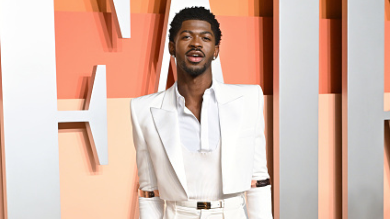 Lil Nas X no evento da Vanity Far