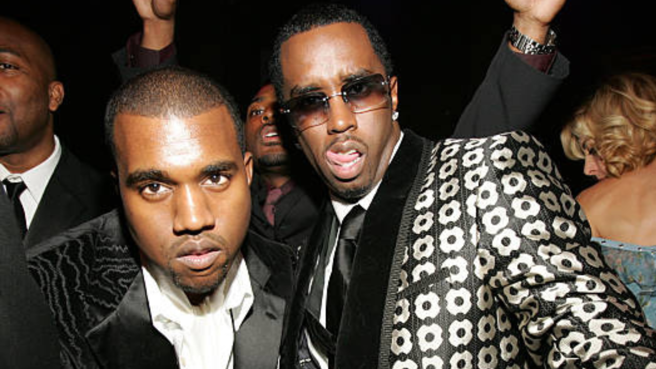 Amigos de longa data, Kanye e P. Diddy juntos em festa