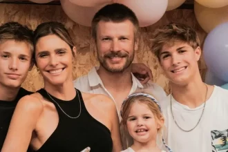 Fernanda Lima, Rodrigo Hilbert e filhos