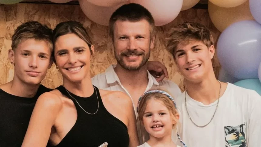 Fernanda Lima, Rodrigo Hilbert e filhos