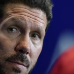 Simeone deu entrevista antes do jogo