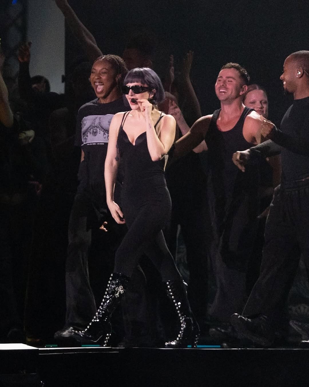 Ensaio de Lady Gaga para show em Copacabana 