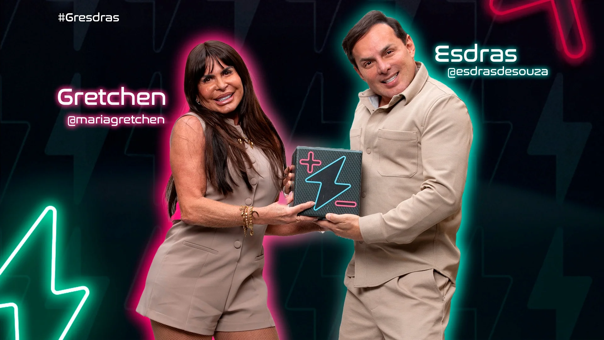 Power Couple Brasil 7:Gretchen e Esdras recebem notificação judicial na sede