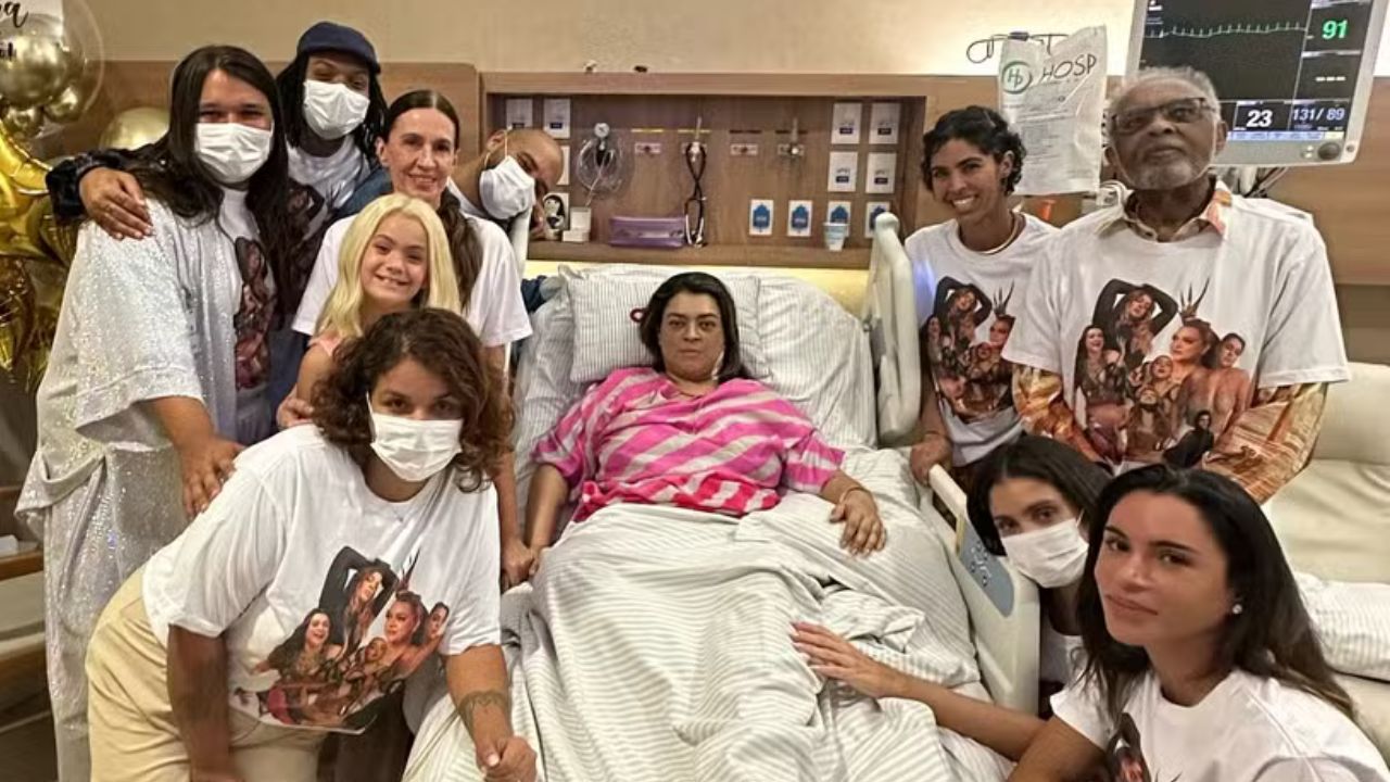 Preta Gil recebe alta e se prepara para tratamento nos EUA