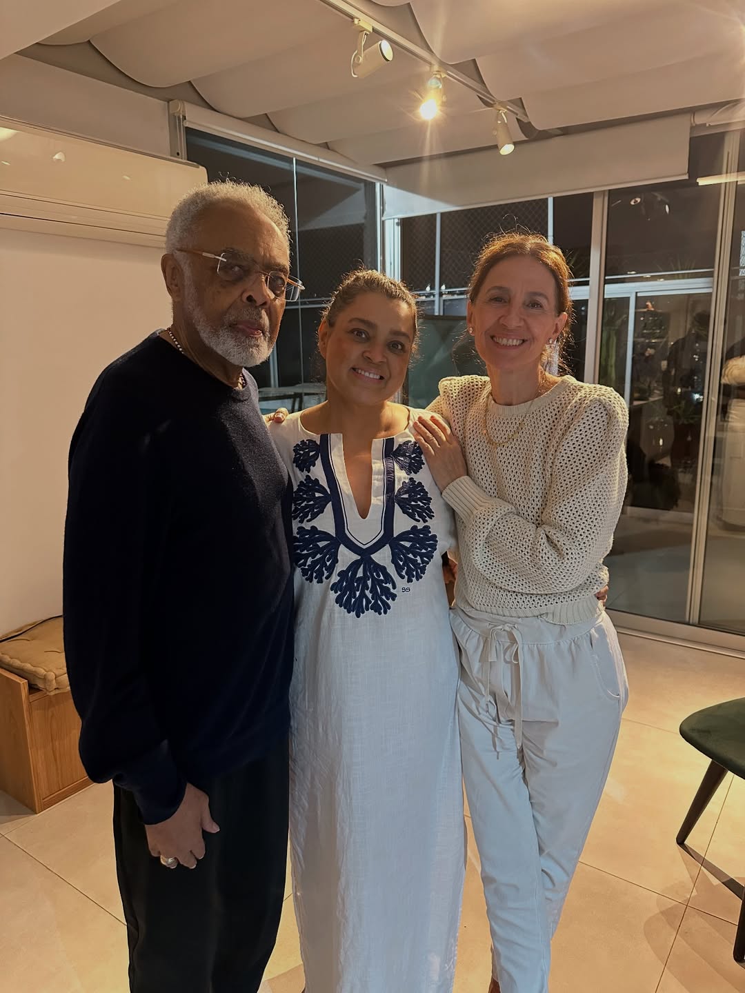Gilberto Gil, Preta Gil e Flora Gil