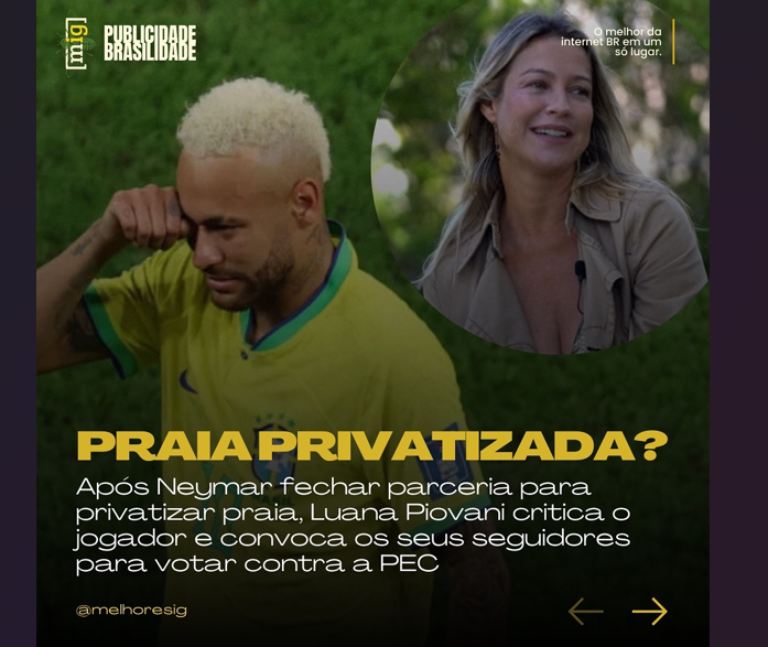 Luana Piovani critica decisão da Justiça em processo com Neymar