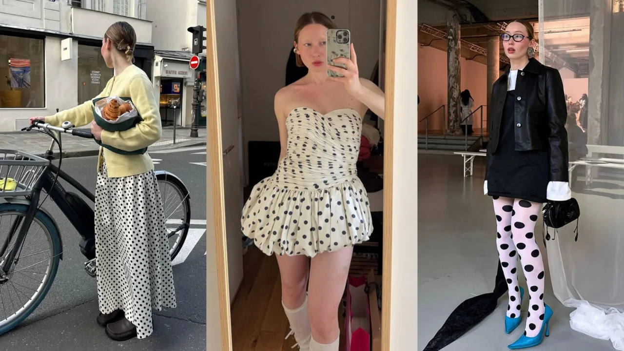 Poá em alta: o retorno exuberante da estampa para o inverno 2025 Poá em alta: o retorno exuberante da estampa para o inverno 2025