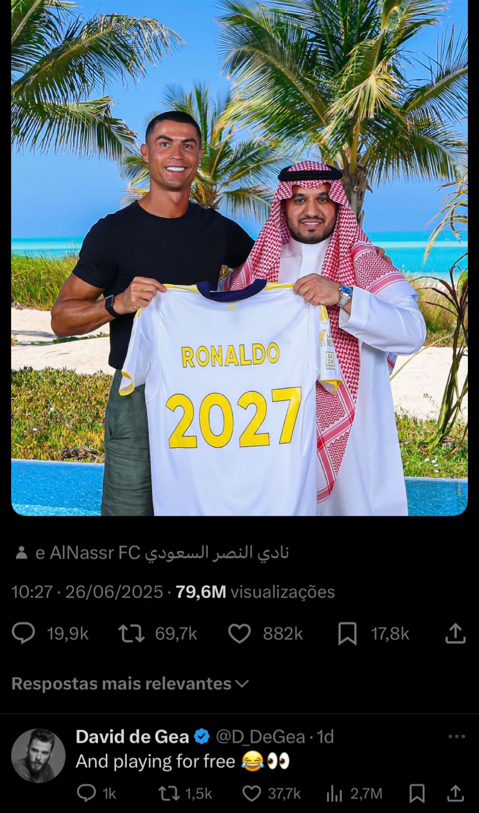 Cristiano Ronaldo estende contrato com Al-Nassr e garante salário bilionário Cristiano Ronaldo estende contrato com Al-Nassr e garante salário bilionário até 2027