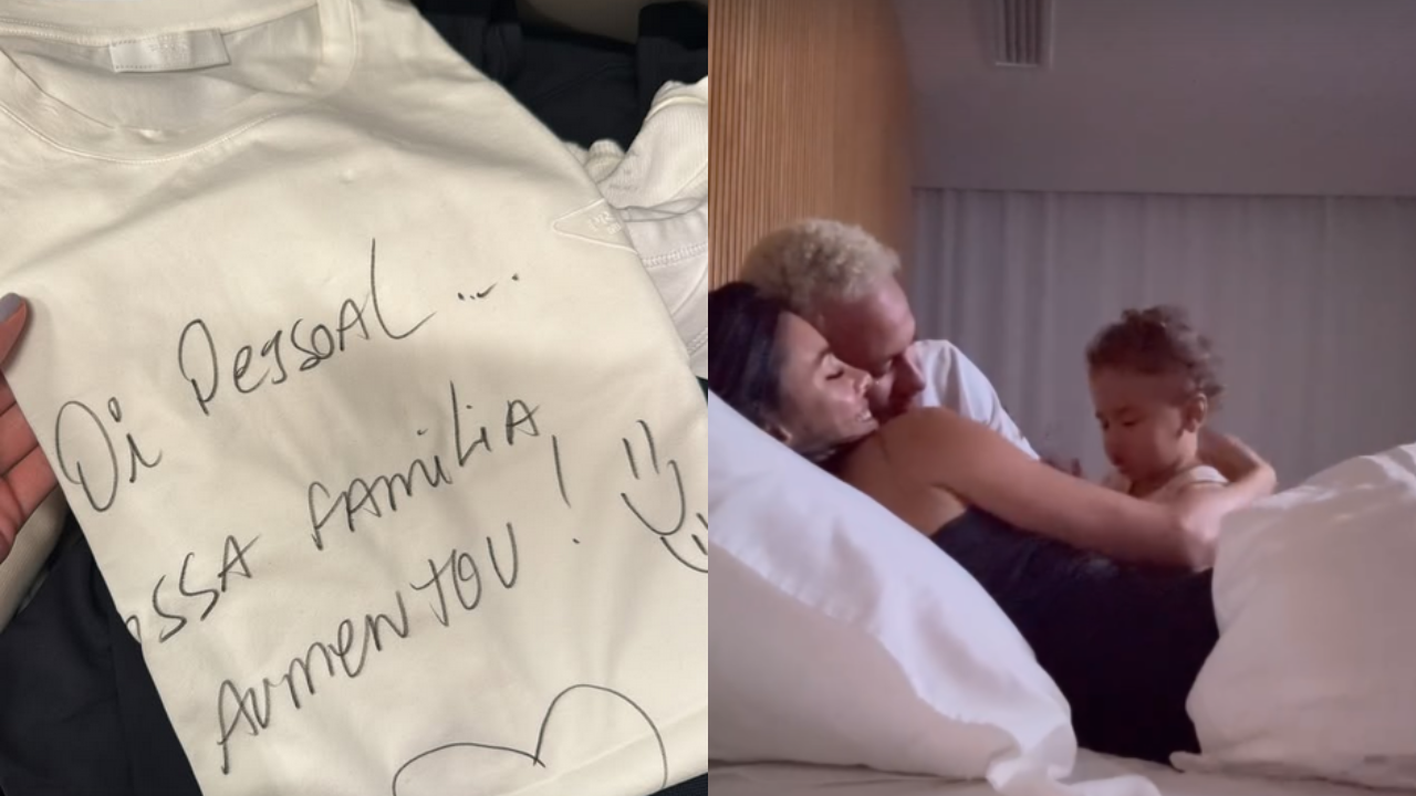 Bruna Biancardi relembra início da gestação às vésperas do nascimento da filha com Neymar Bruna Biancardi relembra início da gestação às vésperas do nascimento da filha com Neymar