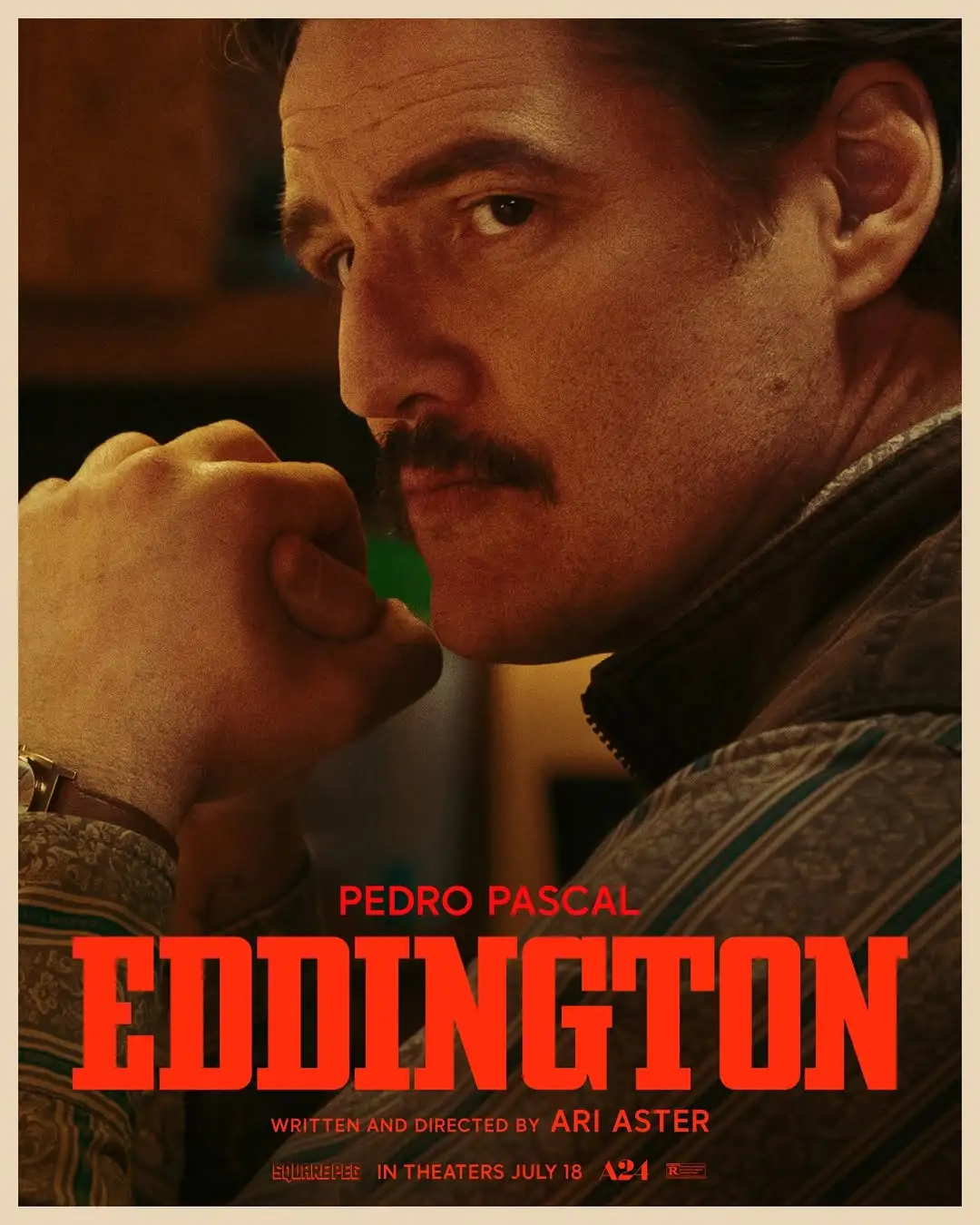Pedro Pascal em postêr de "Eddington"