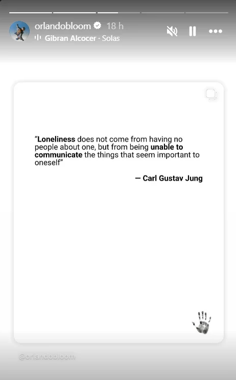 Orlando Bloom compartilha mensagens reflexivas após rumores de separação com Katy Perry Katy