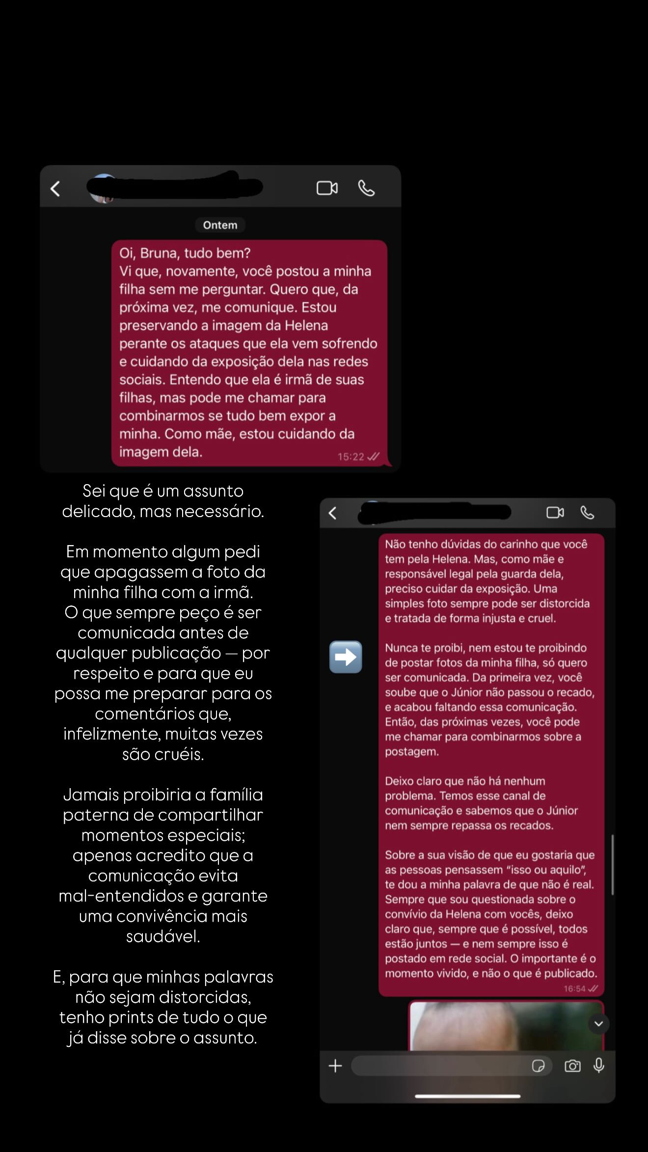 Amanda Kimberlly se pronuncia após possível desentendimento com Bruna Biancardi