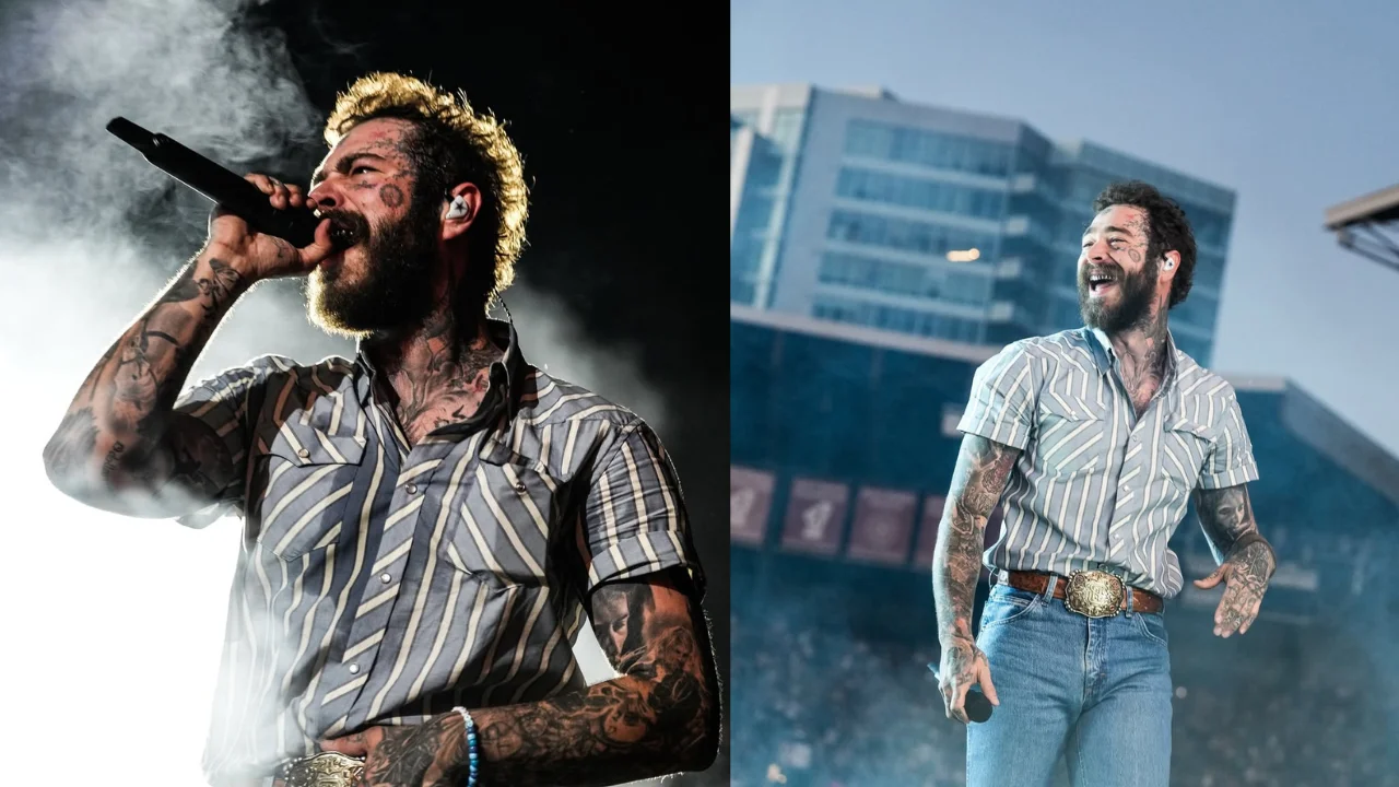 Palco vira passarela: Post Malone estreia como designer em Paris