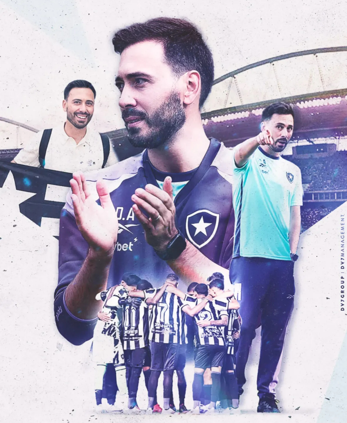 Davide Ancelotti assume o comando do Botafogo e promete inovação Botafogo apresenta novo técnico aos botafoguense no Instagram