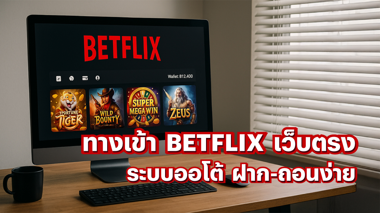 BETFLIX ทางเข้าเว็บตรง ระบบออโต้ ฝาก-ถอนง่าย ไม่ผ่านเอเย่นต์