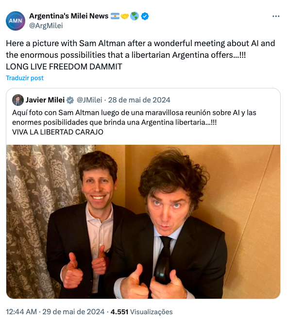 OpenAI escolhe a Argentina e deixa o Brasil fora do mapa da IA