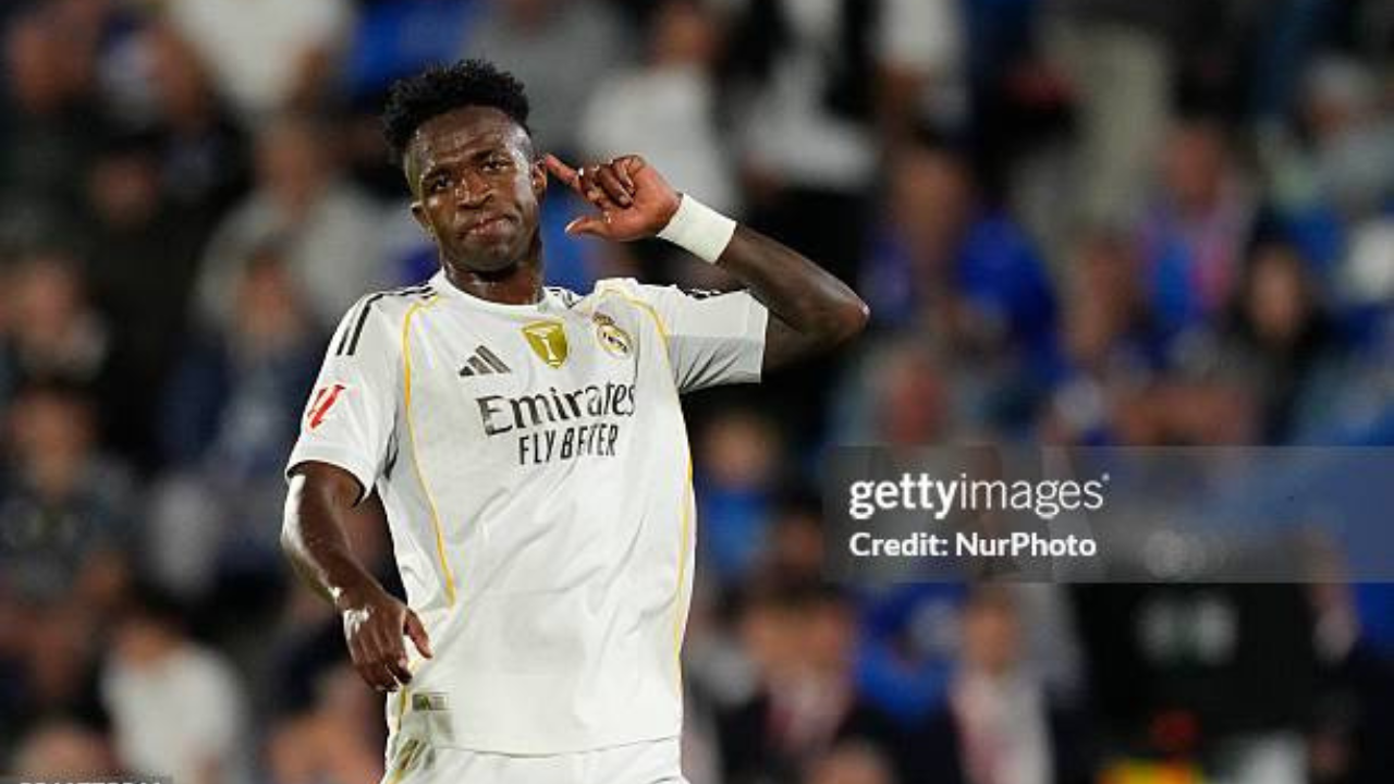Vini Jr inflama partida e Real Madrid supera Getafe em confronto polêmico