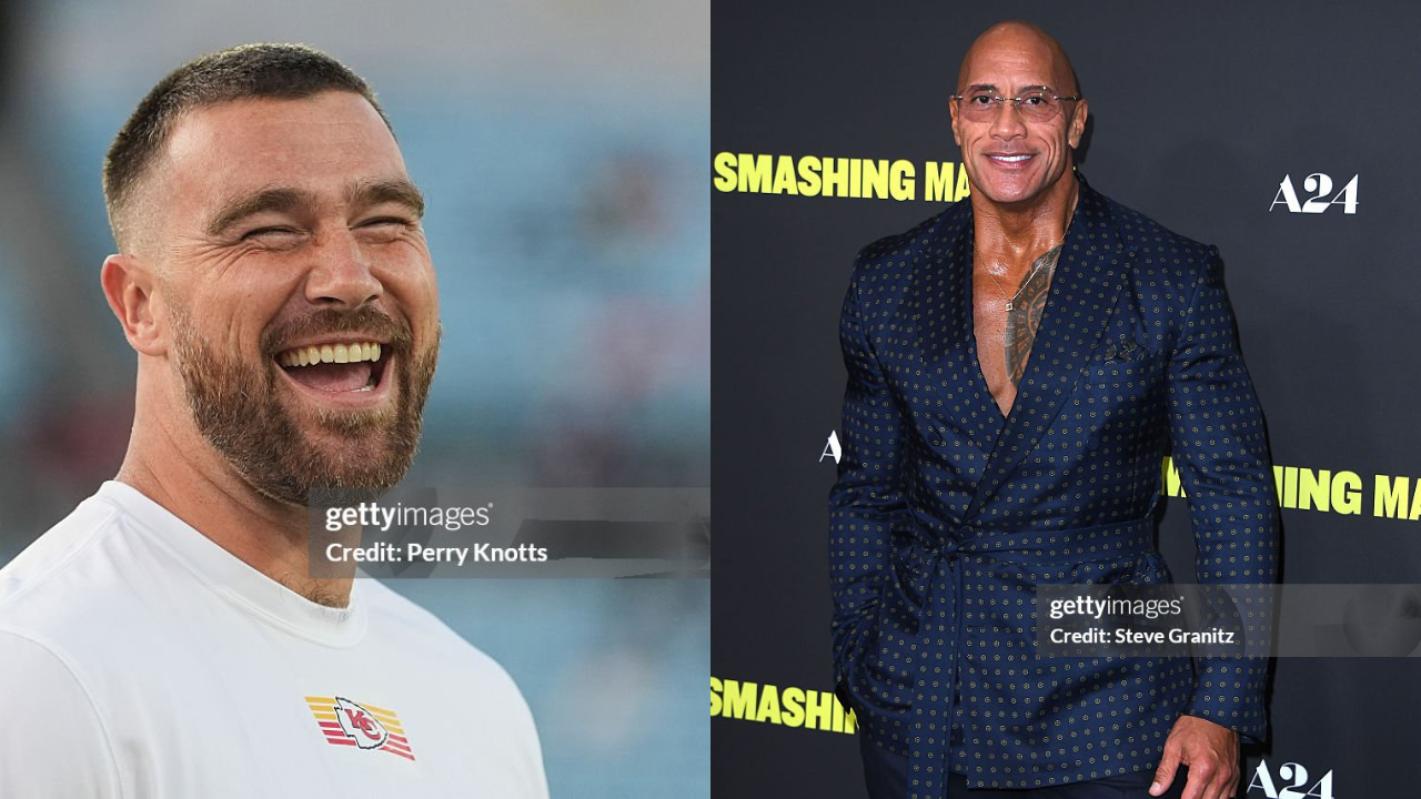 The Rock dá conselho a Travis Kelce sobre possível futuro com Taylor Swift
