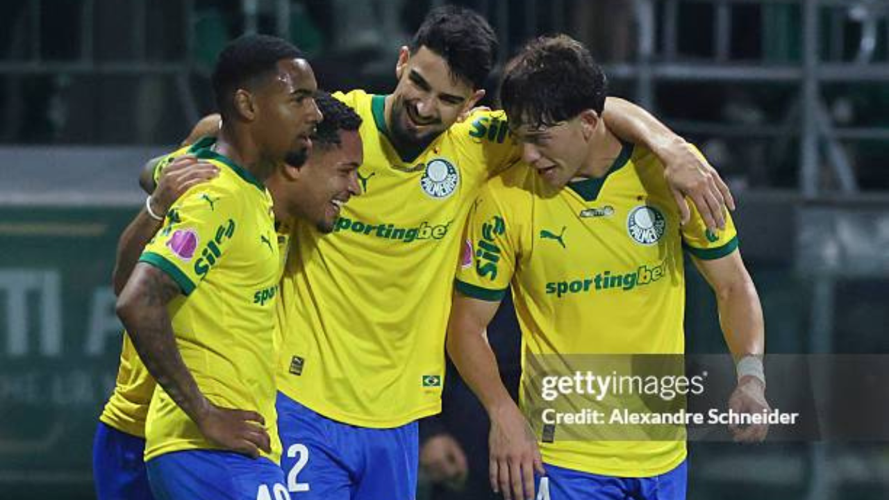 Palmeiras venceu o Bragantino na capital paulista | Reprodução/Getty Images Embed/Alexandre Schneider