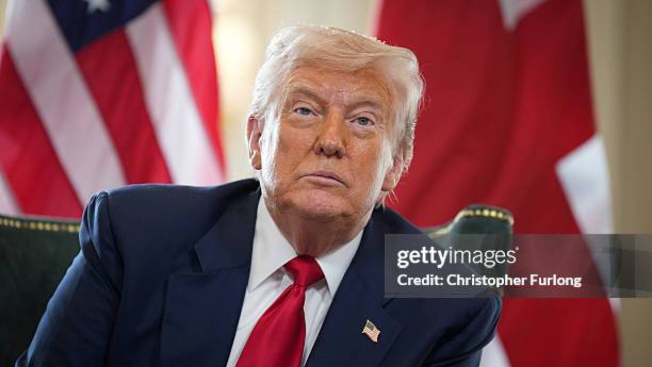 Presidente dos EUA, Donald Trump | Reprodução/Christopher Furlong/Getty Images Embed