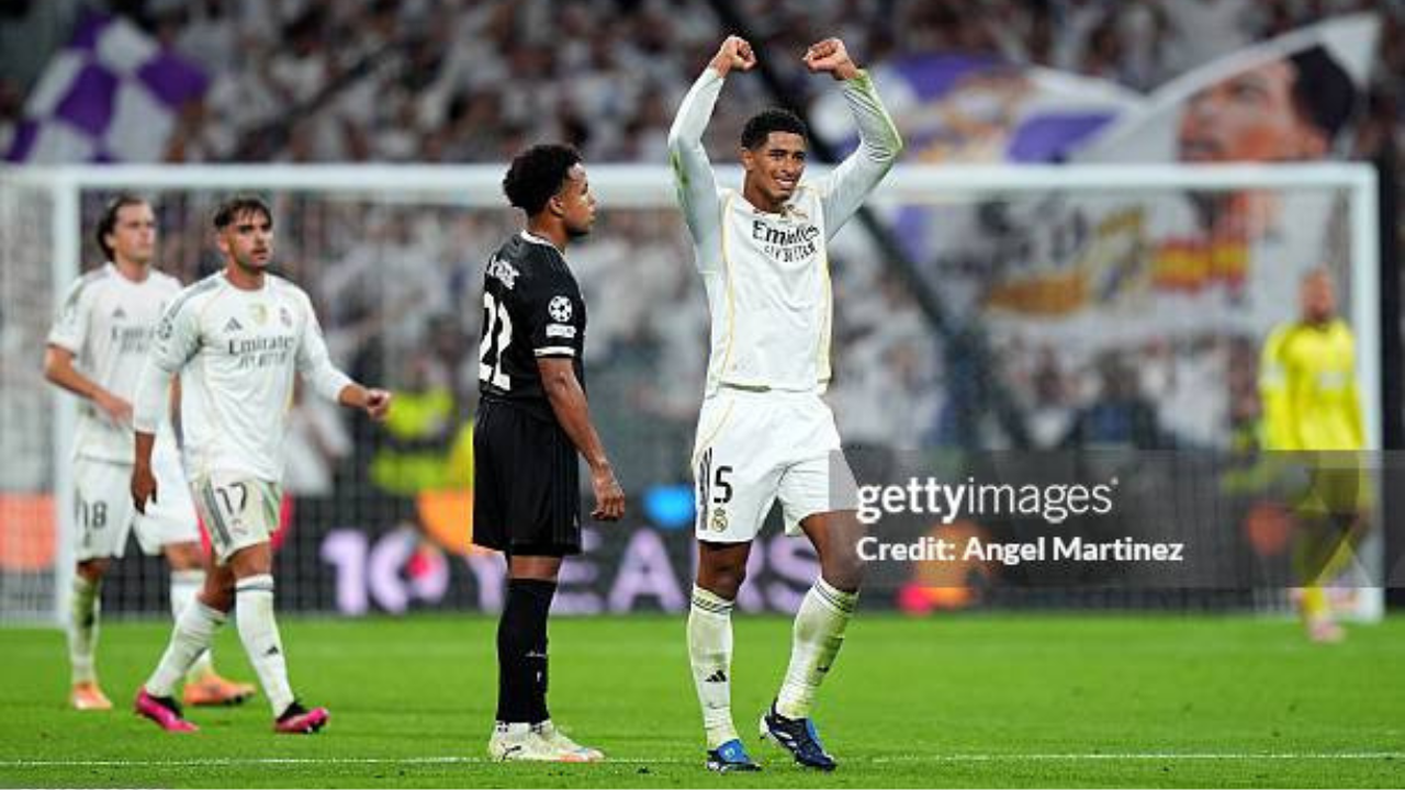Real Madrid vence e permanece 100%  | Reprodução/Getty Images Embed/Angel Martinez