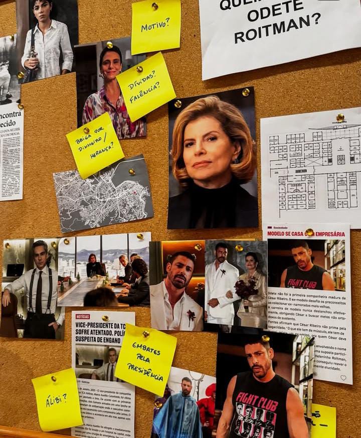 Paolla Oliveira expõe bastidores do velório de Odete Roitman e diverte fãs nas redes sociais Paolla Oliveira registra bastidores de Vale Tudo, trama está na reta final (Foto: Reprodução/Instagram/paollaoliveirareal)