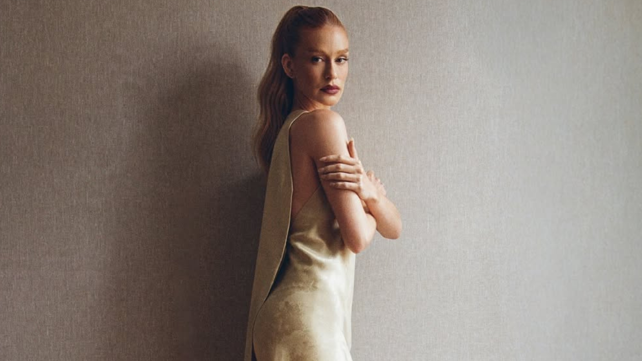 Marina Ruy Barbosa usa vestido de marca das irmãs Olsen