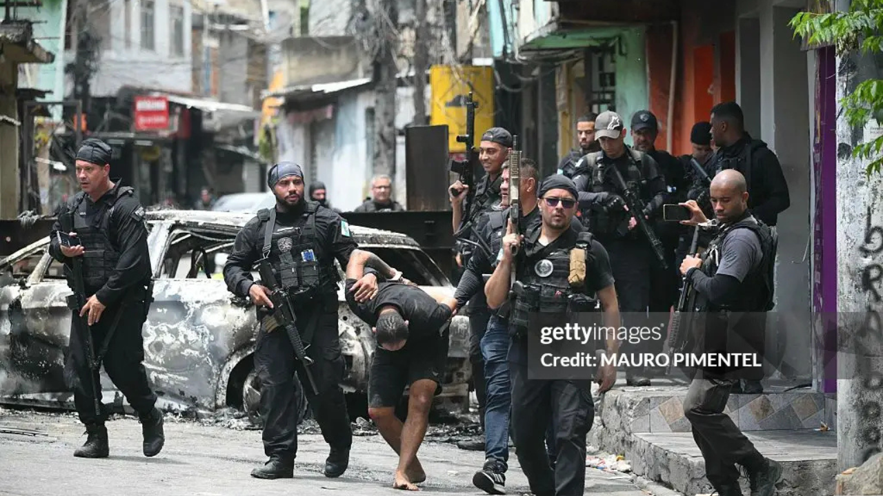 Megaoperação no Rio de Janeiro | Reprodução/Getty Images Embed/MAuro Pimentel