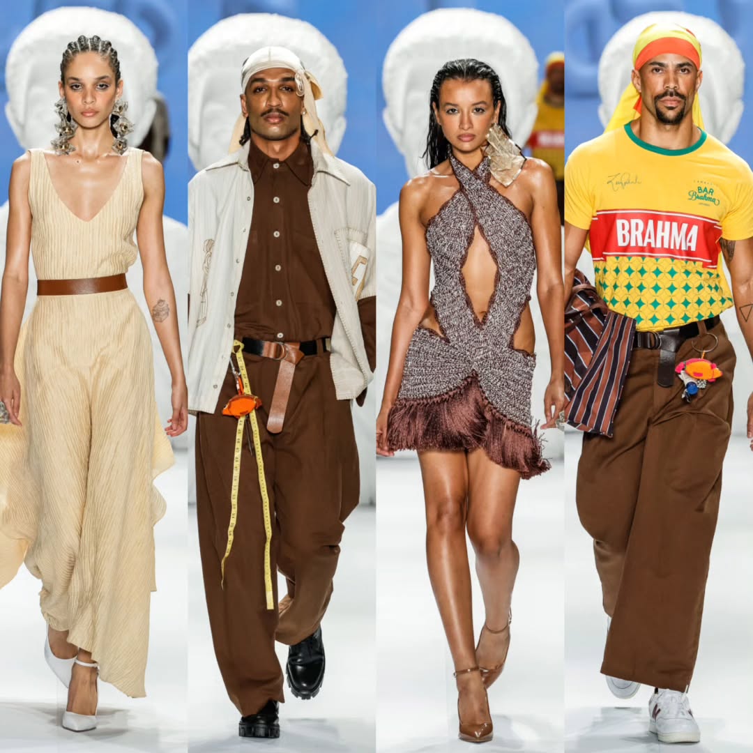 LED transforma passarela em carnaval no SPFW