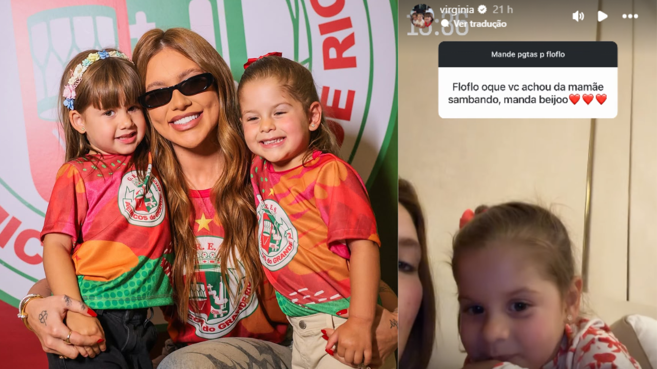 Virginia Fonseca ao lado das filhas | Reprodução/Instagram/@Virgínia