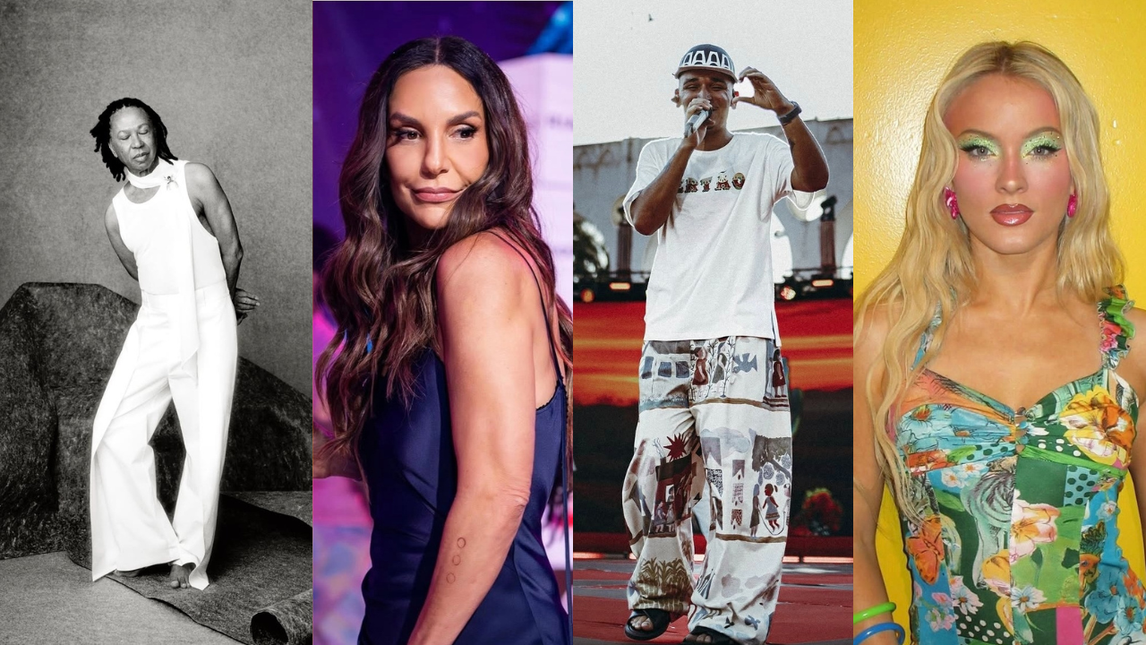 Djavan, Ivete Sangalo, João Gomes e Zara Larsson | Reprodução/Instagram/@djavanoficial/@ivetesangalo/@joaogomescantor/@zaralarsson