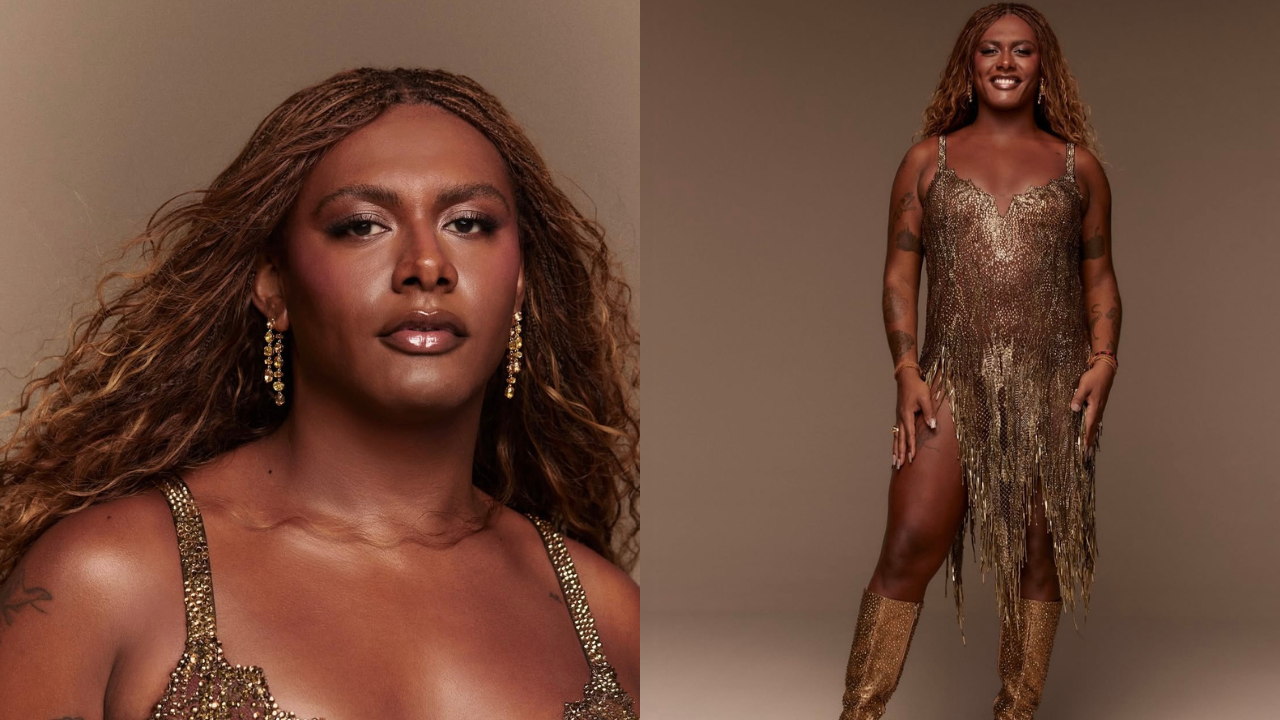 Liniker ilumina o Grammy Latino com moda brasileira e estética solar de Caju