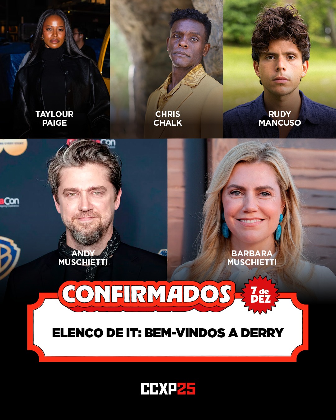 CCXP25 promete painel destacando "It: Bem-Vindos a Derry"