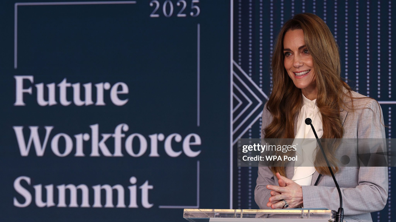 Kate Middleton recria referência clássica de Lady Di em evento em Londres