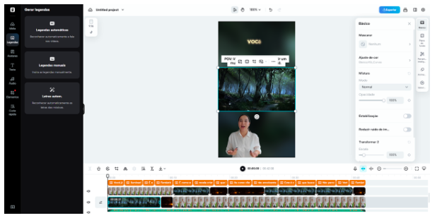 Organize Automaticamente a Ordem das Cenas de Forma Inteligente com um Editor de Vídeo com IA