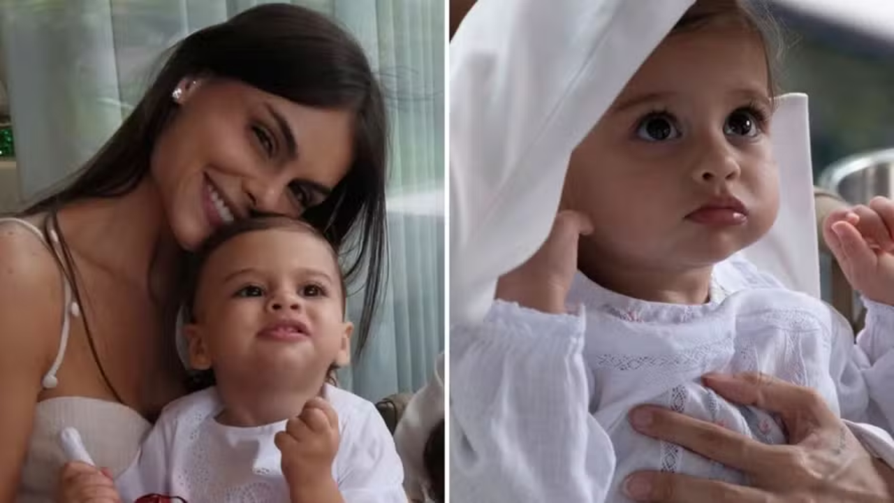 Amanda Kimberlly compartilha natal antecipado e Helena chama atenção