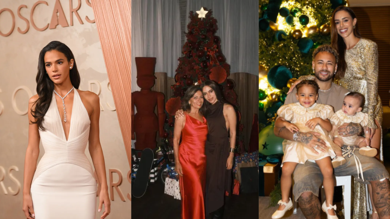 Anitta, Neymar e Bruna Marquezine festejam o natal