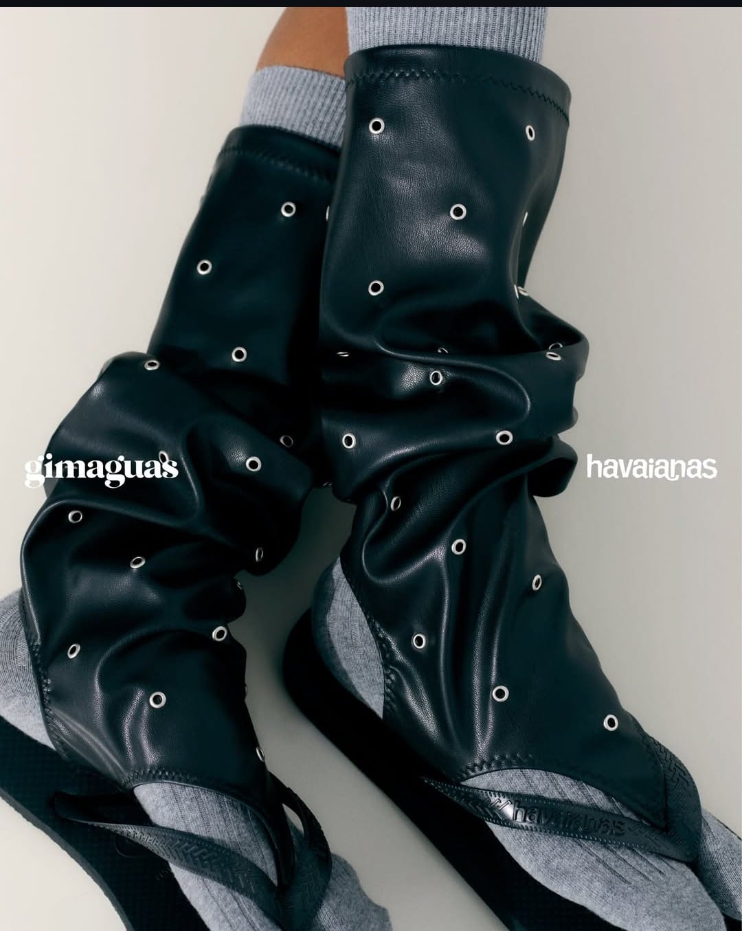 Detalhes da Havaianas Top criada em parceria com a Gimaguas 