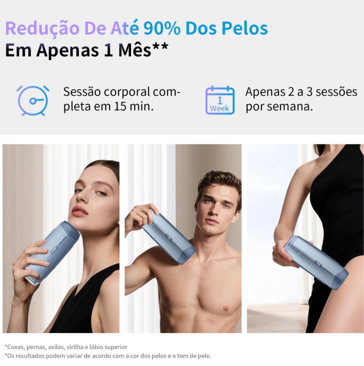 Melhores depiladores a laser para usar em casa: modelos simples, seguros e fáceis de usar Melhores depiladores a laser para usar em casa: modelos simples, seguros e fáceis de usar