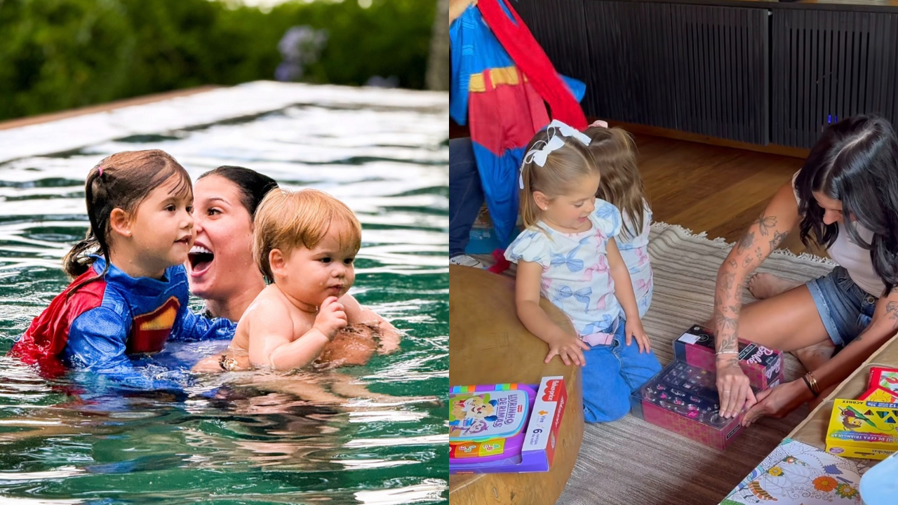 Ana Castela compartilha registros encantadores com os filhos de Zé Felipe