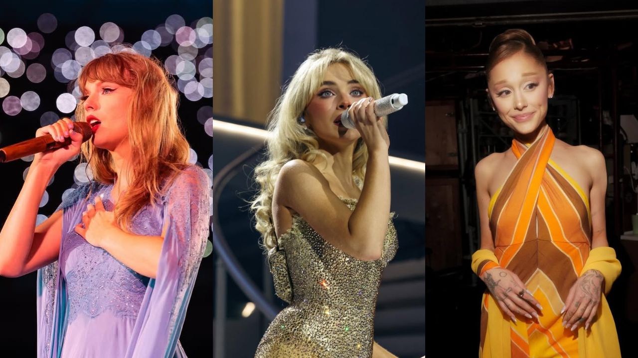 Taylor Swift, Ariana Grande e Sabrina Carpenter celebram a chegada do Ano Novo em grande estilo