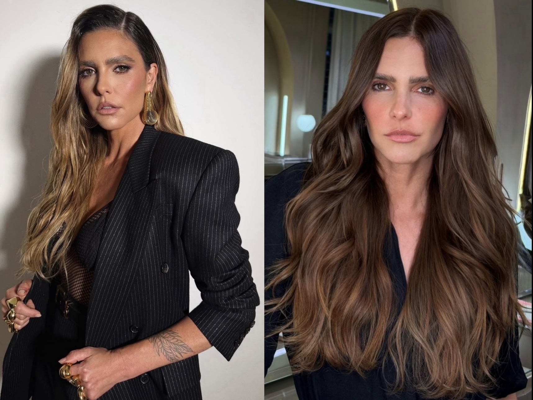 Fernanda Lima surge morena e especialista analisa impacto da mudança Fernanda Lima surge morena e especialista analisa impacto da mudança
