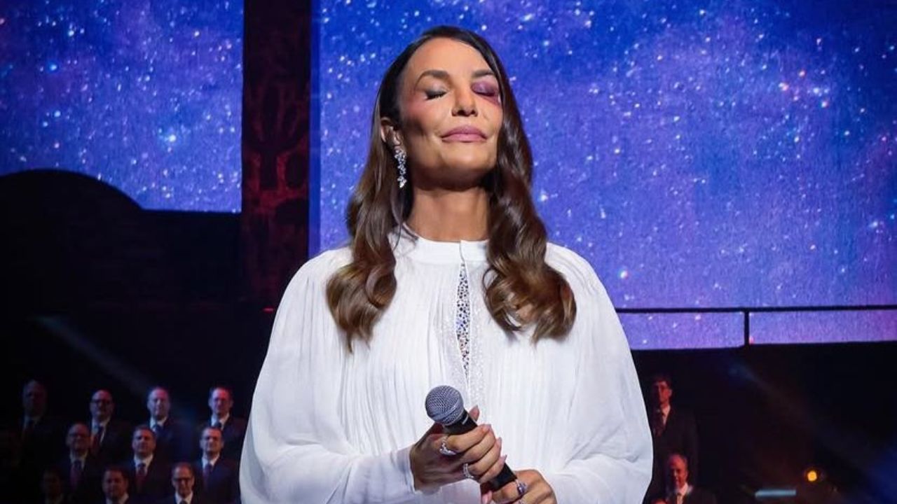 Ivete Sangalo surge com “cabeça de gelo” após cirurgia