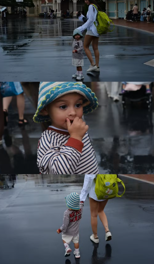 Amanda Kimberlly compartilha fotos da 1ª viagem de Helena, filha de Neymar, à Disney