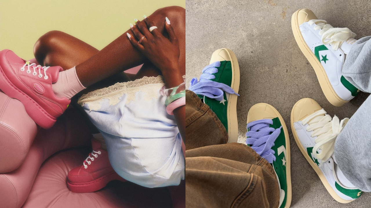 Lançamentos Dr. Martens e Converse. | Reprodução/Instagram/@drmartensofficial/@yomzansi