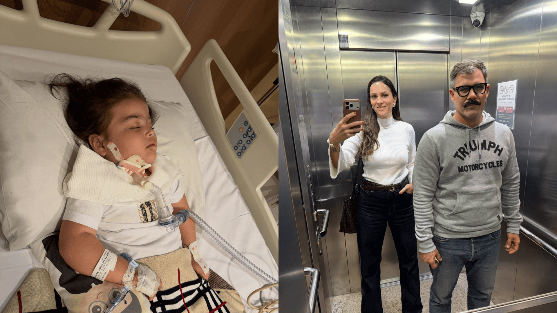 Maria Guilhermina, Juliano e Letícia Cazarré | Reprodução/Instagrama/@leticiacazarre