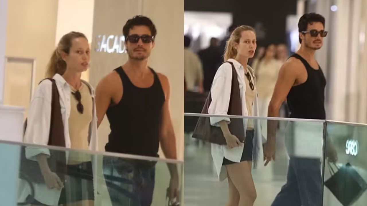 Tiago Iorc passeia com namorada misteriosa em shopping no Leblon