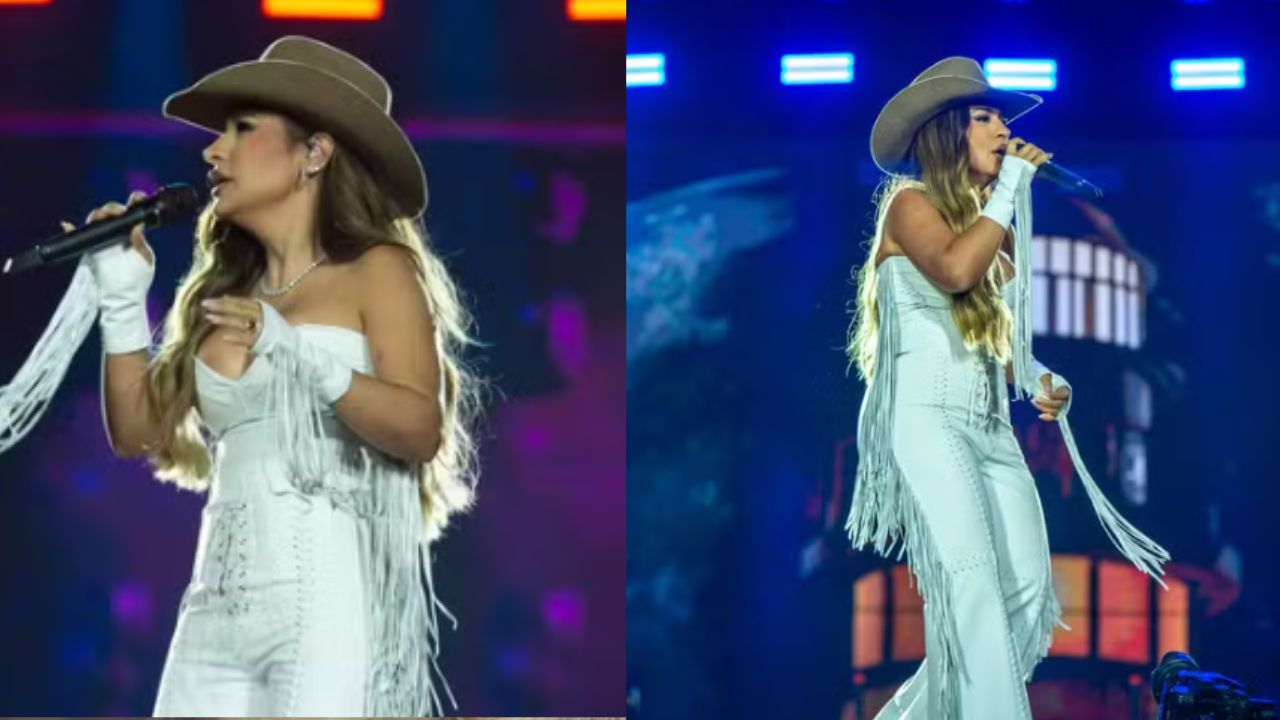 Simone Mendes escolhe corset decotado para showzão em Barretos