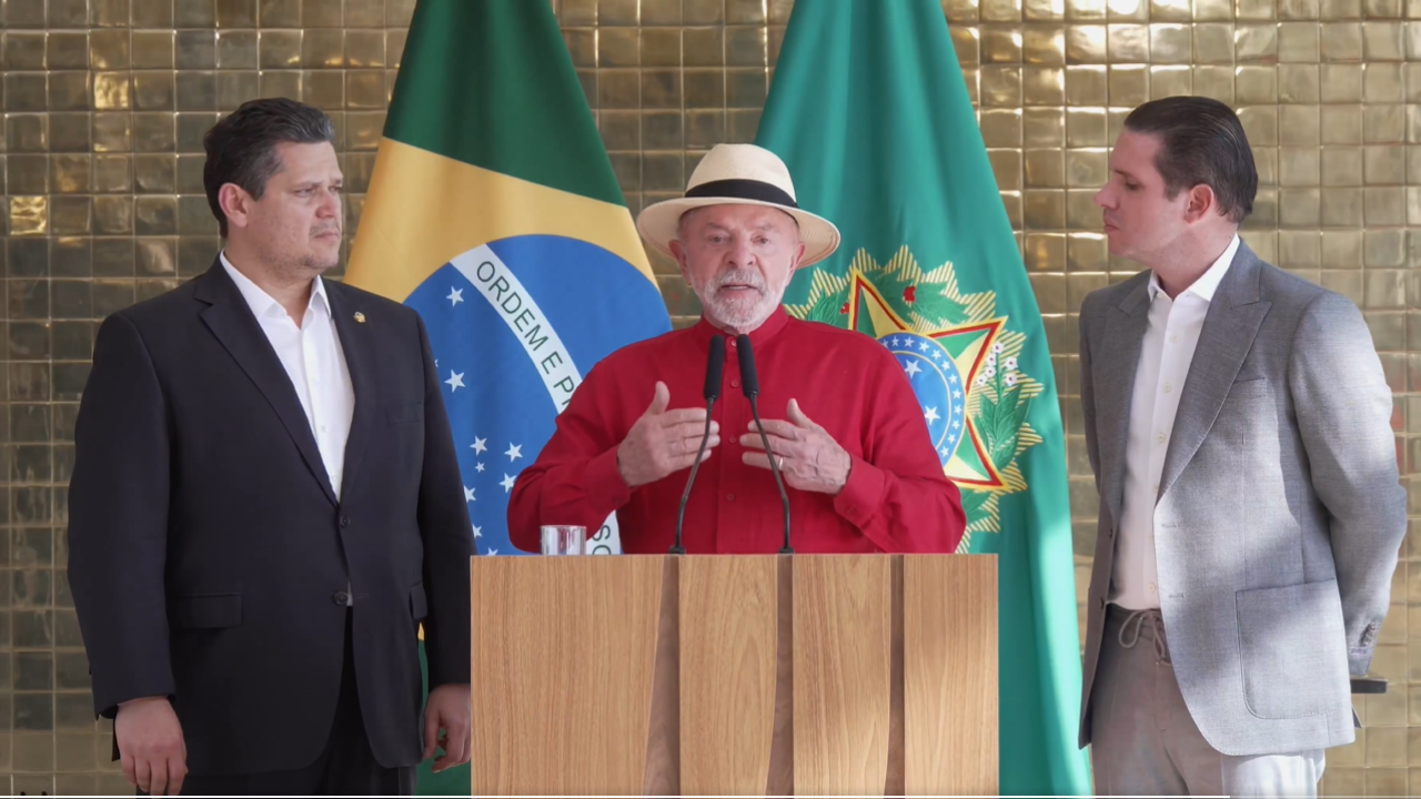 O presidente do Senado, Davi Alcolumbre, o presidente da República, Luiz Inácio Lula da Silva, e o presidente da Câmara, Hugo Motta | Foto: reprodução/X/@LulaOficial 