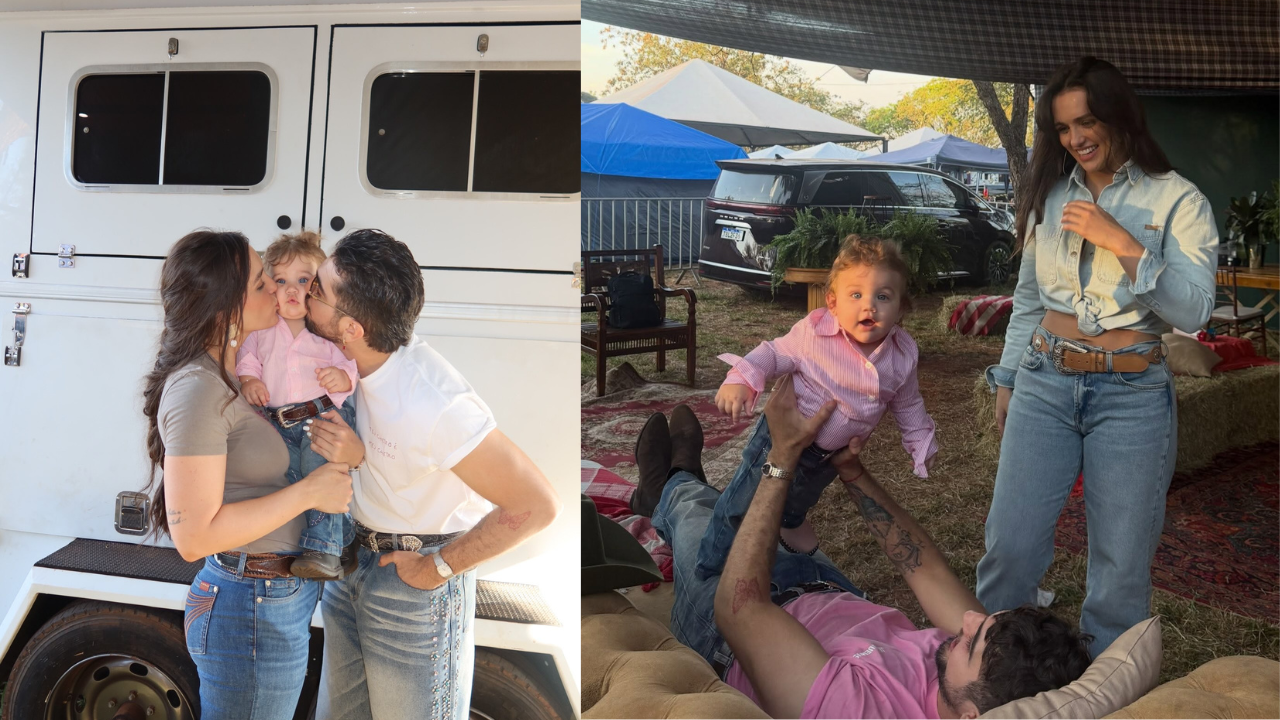 Rafa Kalimann celebra primeiro Barretão ao lado de Nattan e da filha, Zuza: “O mais especial”